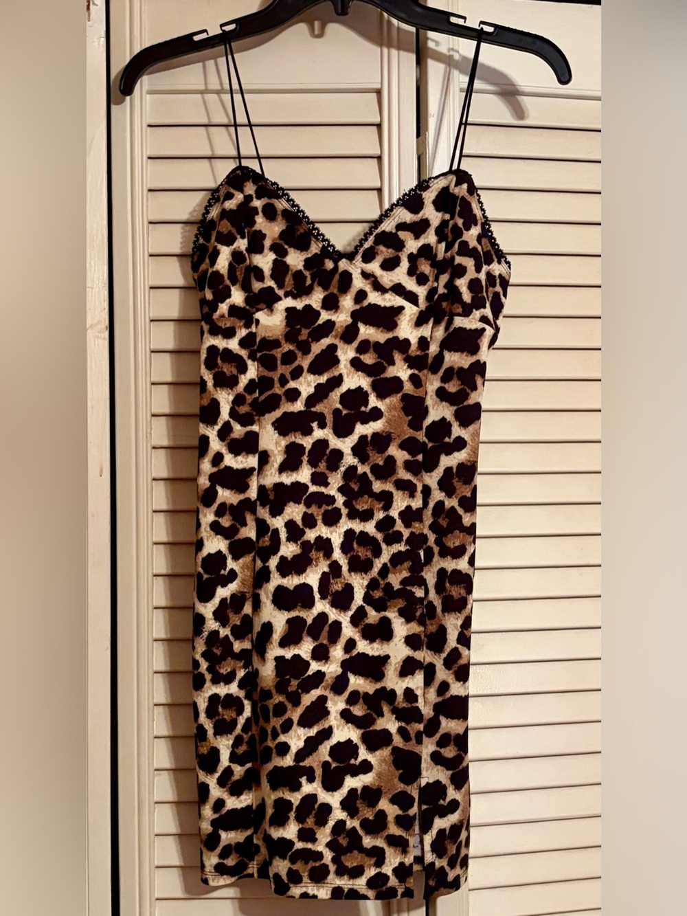 Cheetah Print Mini Dress
